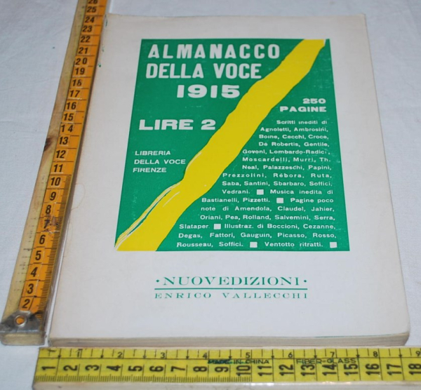 Almanacco della Voce 1915 - Nuovedizioni Enrico Vallecchi