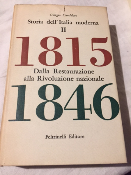 Candeloro - Storia dell'Italia moderna vol II - Feltrinelli