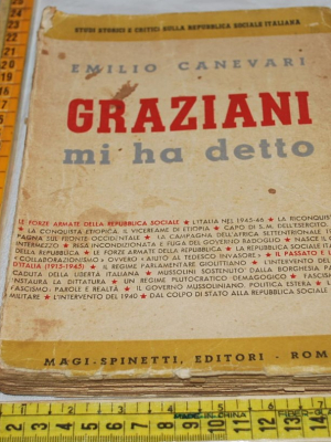Canevari Emilio - Graziani mi ha detto - Magi-Spinetti editori