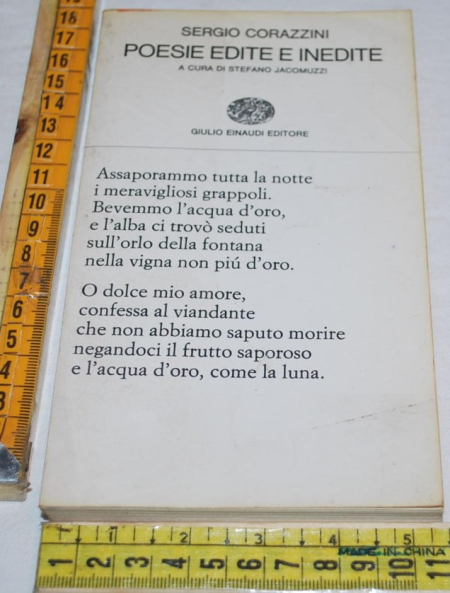 Corazzini Sergio - Poesie edite e inedite - Einaudi