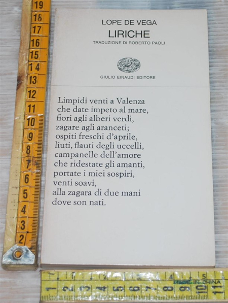 De Vega Lope - Liriche - Einaudi collezione di poesia