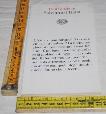 Ginsborg Paul - Salviamo l'Italia - Vele Einaudi