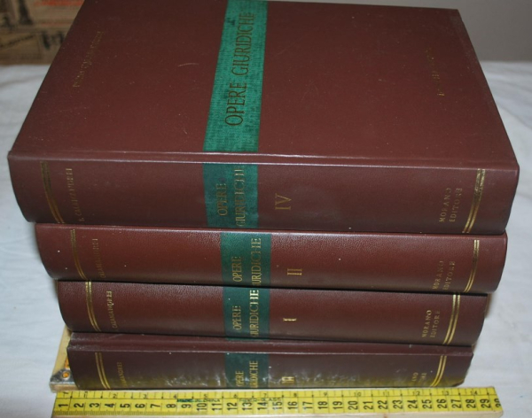Calamandrei Piero - Opere giuridiche - Morano editore 4 volumi