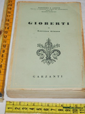 Giusso Lorenzo - Gioberti - Garzanti