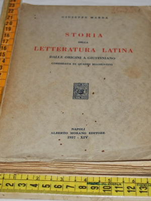 Marra Giuseppe - Storia della letteratura latina - Morano