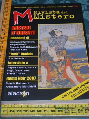 M la rivista del mistero - Alacran - Anno 8 N. 2 Misteri d'oriente