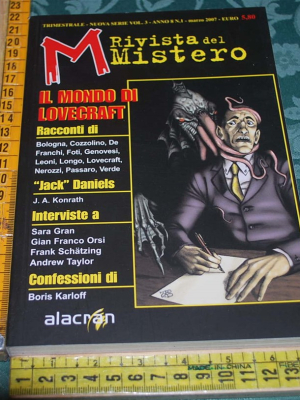 M la rivista del mistero - Alacran - Anno 8 N. 1 Lovecraft