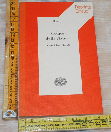 Morelly - Codice della natura - Einaudi Reprints