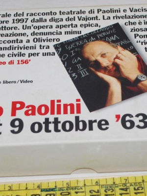 Paolini Marco - Vajont 9 ottobre '63 - Einaudi SL con VHS
