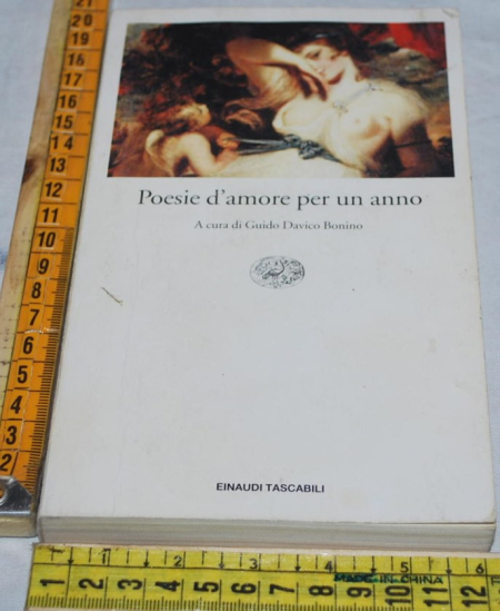 Davico Bonino Guido - Poesie d'amore per un anno - ET Einaudi