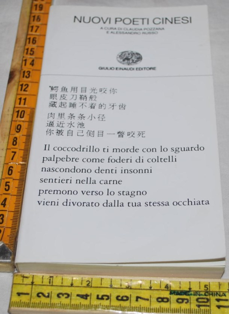 Nuovi poeti cinesi - Einaudi poesia 253