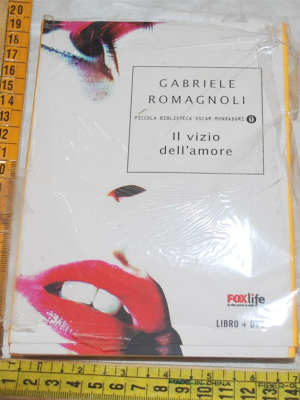 Romagnoli Gabriele - il vizio dell'amore - PBO Mondadori con DVD