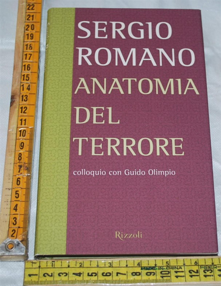 Romano Sergio - Anatomia del terrore - Rizzoli