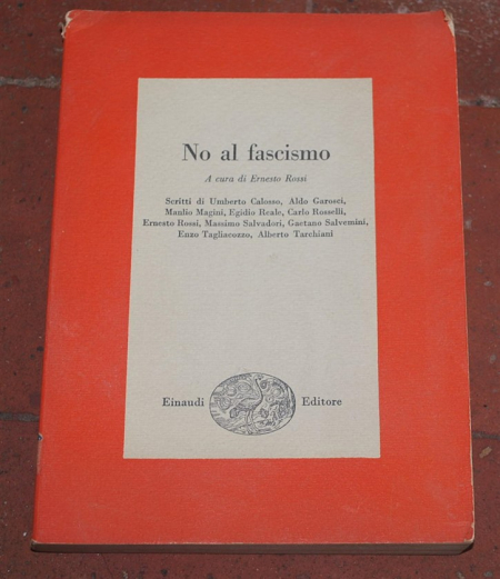 AA. VV. - No al fascismo - Einaudi saggi