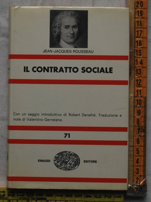 Rousseau Jean-Jacques - Il contratto sociale - NUE Einaudi