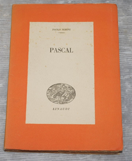 Serini Paolo - Pascal - Einaudi Saggi