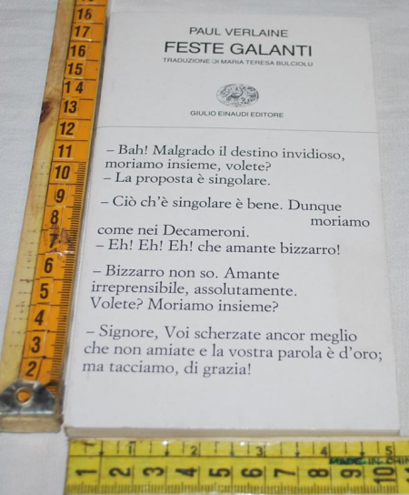 Verlaine Paul - Feste galanti - Einaudi Poesia